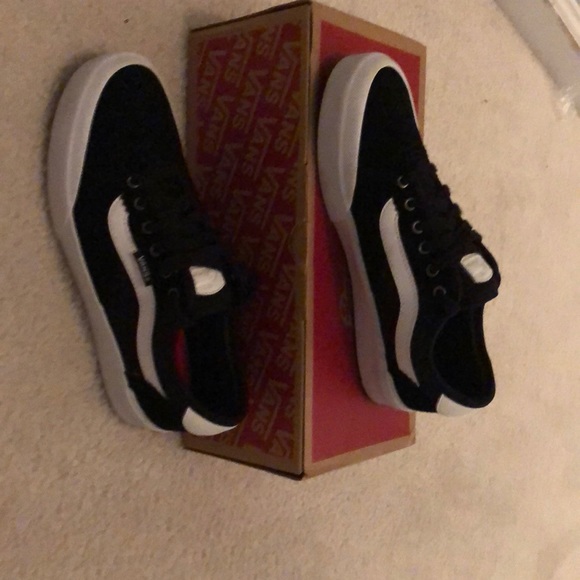 Vans Other - Vans shoes black white barley used